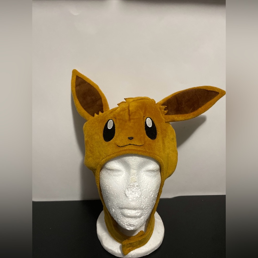 Pokemon Eevee Hat Cap Halloween Party Costume Licensed Gear Trick-or-Treat